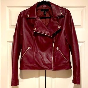Forever 21 Moto Faux Leather Jacket